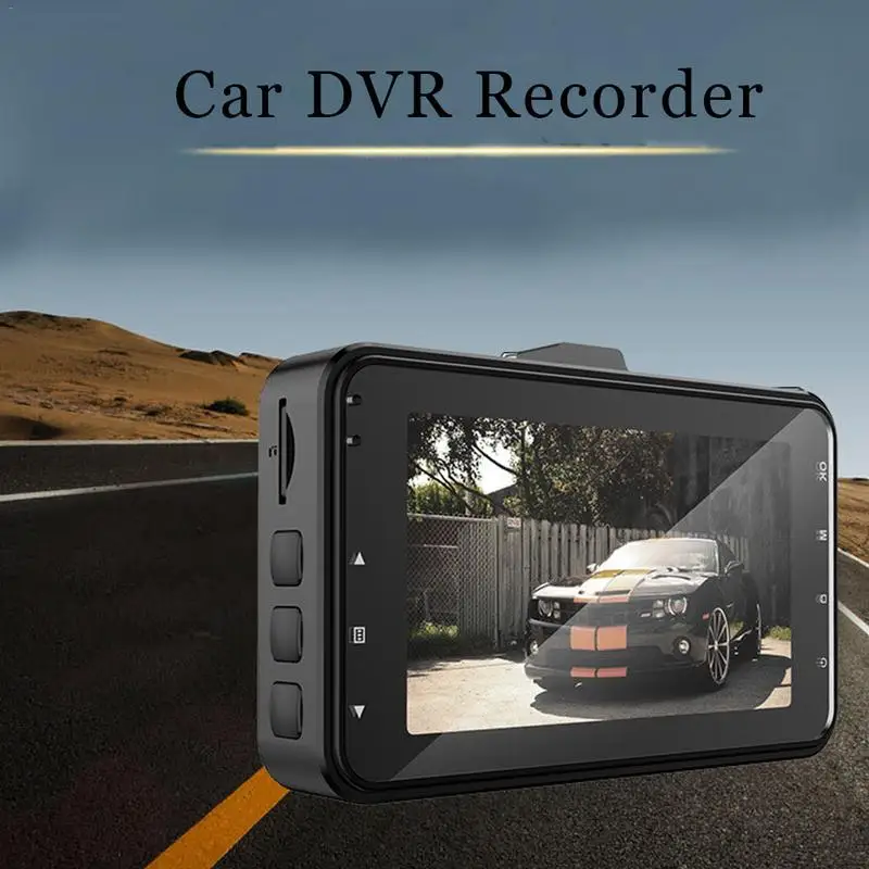 

3.0 Inch Car DVR Camera Dual Lens with Rear View Camera Full HD 1080P Car Camcorder Dashcam Night Vision G-sensor