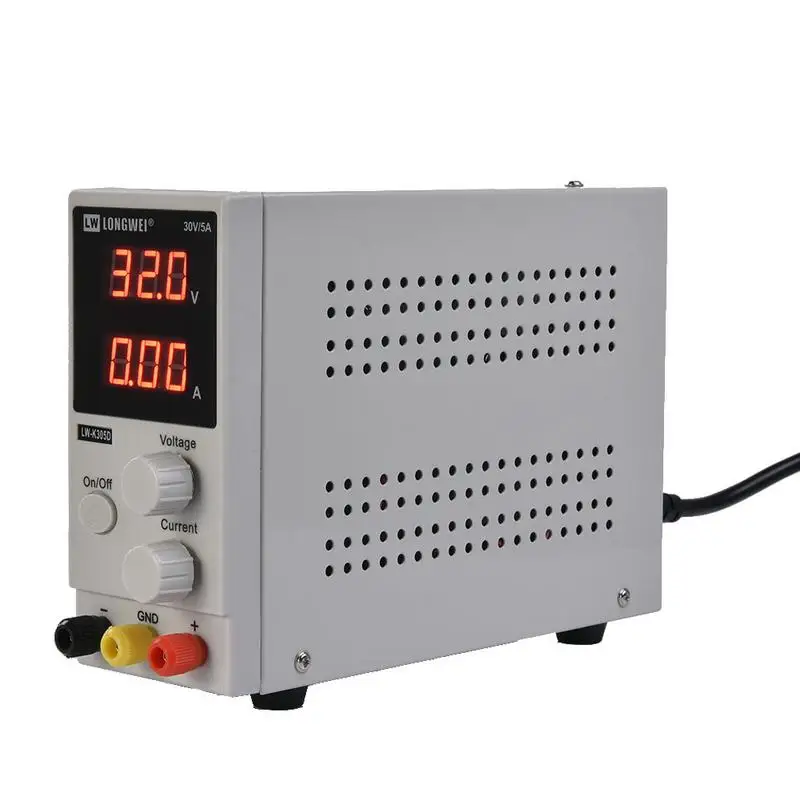 

Voltage Regulators LW-K305D 30V 5A Switch laboratory Mini DC Power Supply 0.1V 0.01A Digital Display for Current Voltage Test