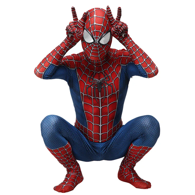 2019 New Spiderman Costume 3D Printed Kids Adult Polyester Fiber (Polyester)Spider-man Costume For Halloween Mascot Cosplay 2019 New Spiderman Costume 3D Printed Kids Adult Polyester Fiber (Polyester)Spider-man Costume For Halloween Mascot Cosplay