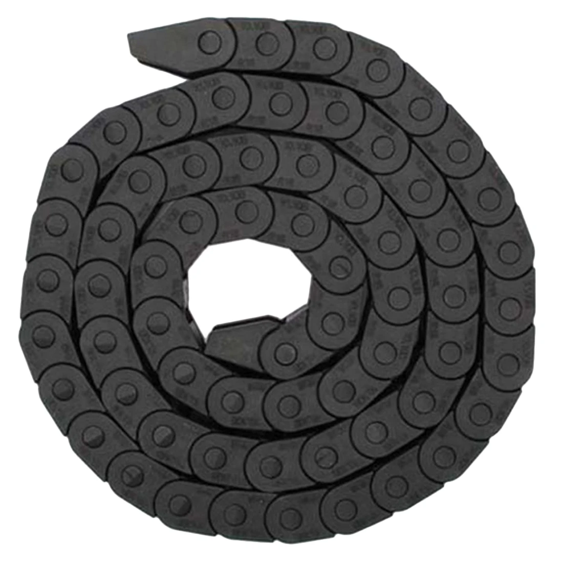 

L1000mm Cable Drag Chain Wire Carrier with End Connectors for CNC Router Machine Tools 10*10mm