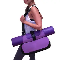 Йога коврики Холщовая Сумка Multi функция рюкзак плеча спортивные сумки для женщин фитнес Duffle тренажерный зал велнесс