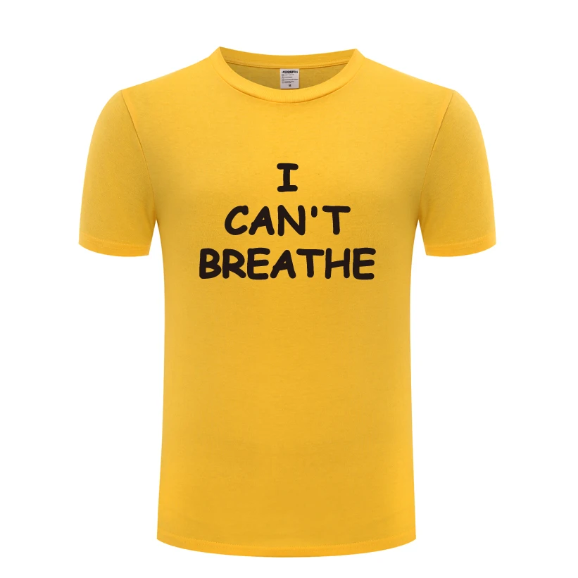 Мужская футболка с надписью I Can't Breath Эрик Гарнер протест новинка 2018