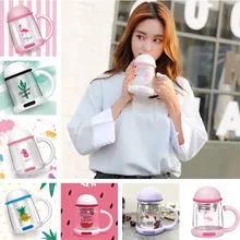 1 шт. 320 мл стеклянная бутылка с ручкой и заваркой чая на открытом воздухе фруктовый лимонный сок портативные бутылки