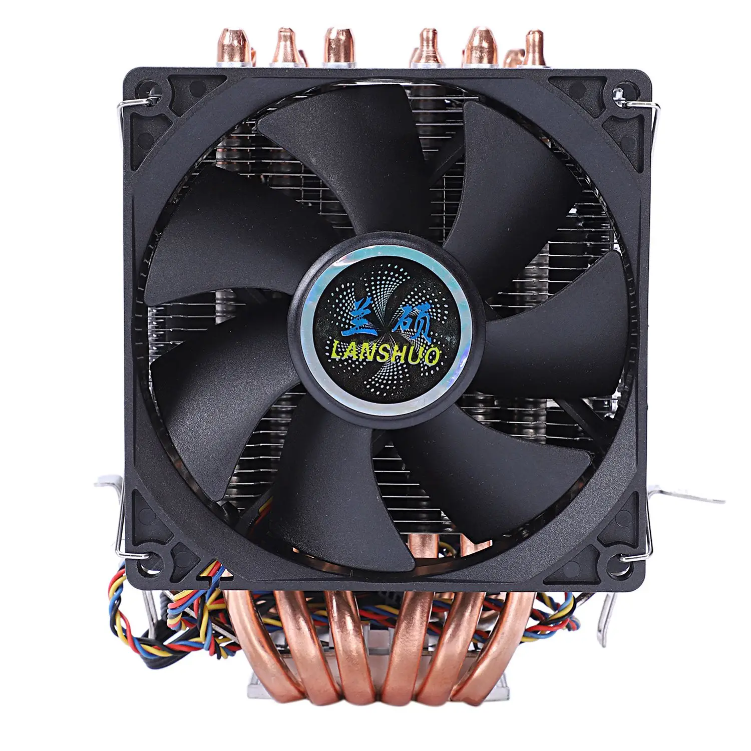 

Lanshuo 6 Heat Pipe 4 Wire Without Light Three Fan Cpu Fan Radiator Cooler Heat Sink For Intel Lga 1155/1156/1366 Cooler Heat