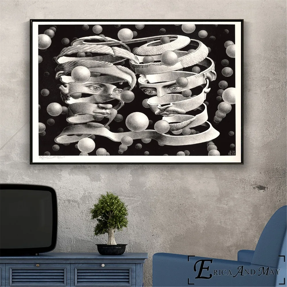 Generic Escher Surreal Geometric Artwork Canvas Prints Oil Jumia Nigeria