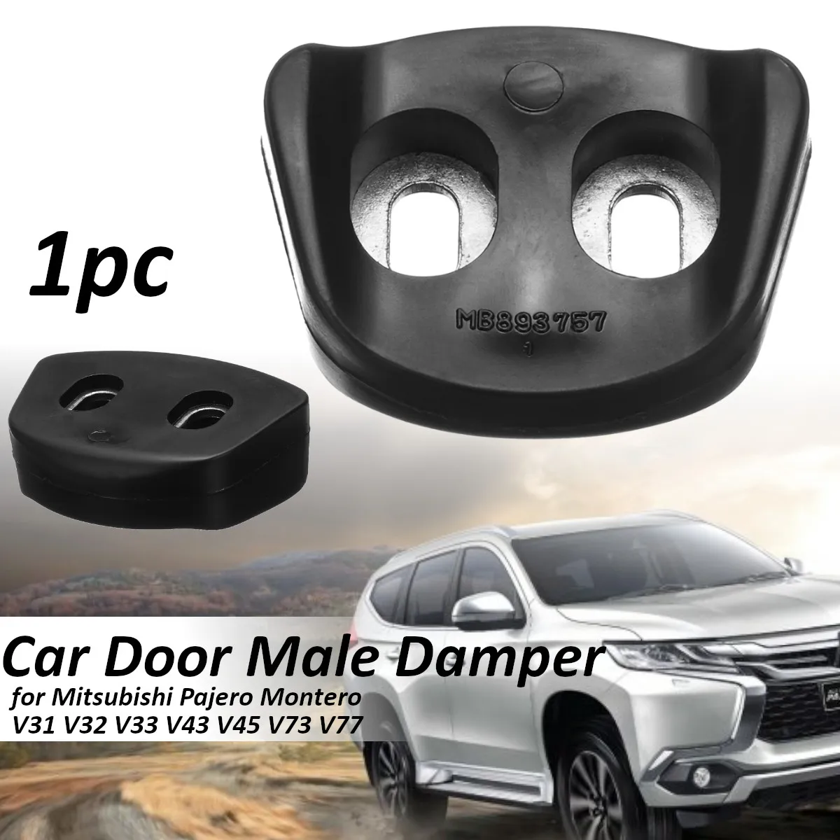 

Car Door Bumper Male Dampers Buffer Pad Anti Shock Bump Stop Rubber For Mitsubishi Pajero Montero V31 V32 V33 V43 V45 V73 V77