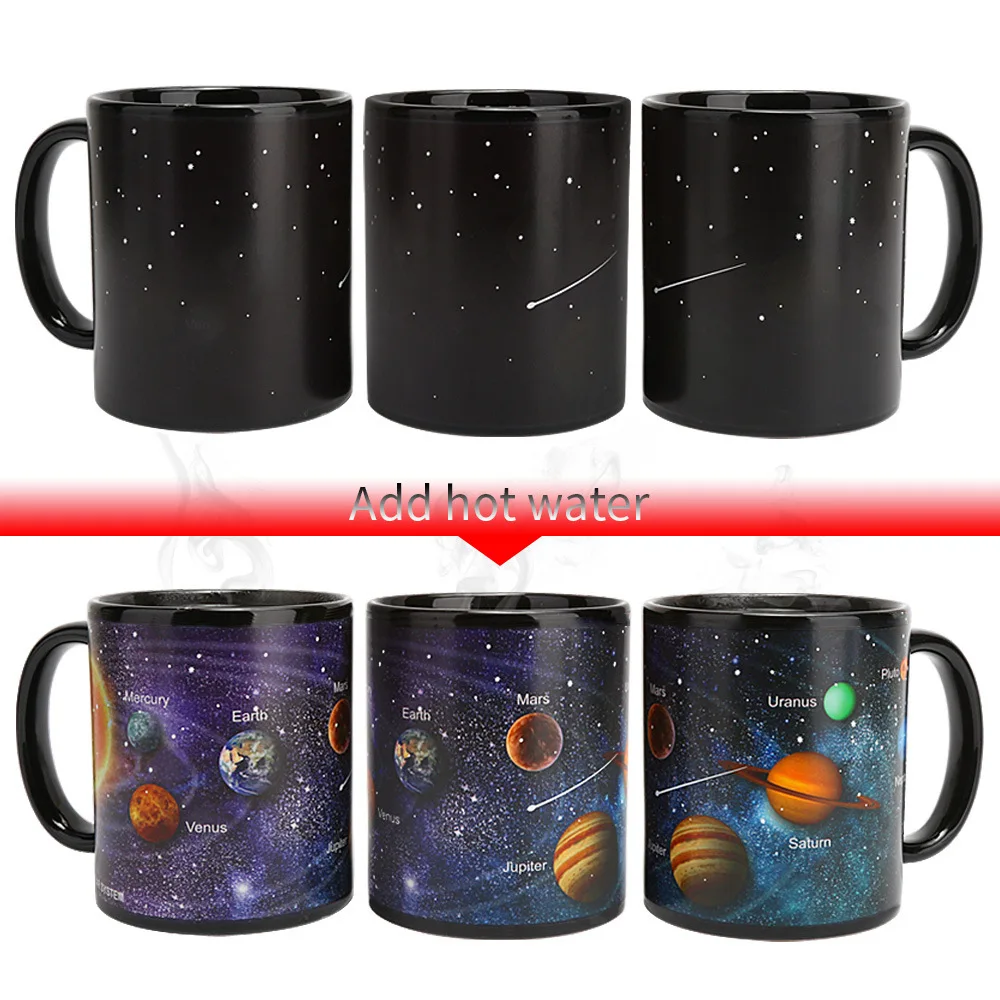 

Novelty Ceramic Color Changing Mug Milk Coffee Cups For Geek Lovers