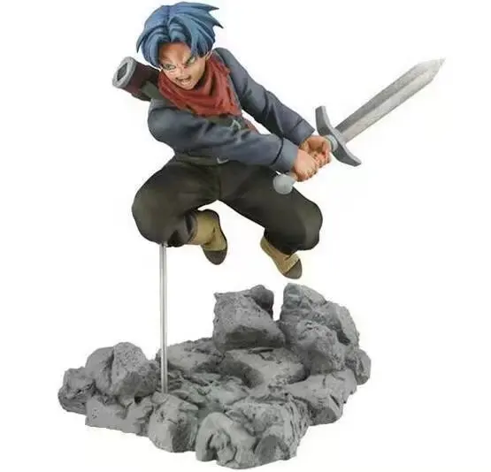 Hot Anime Dragon Ball Soul Xsoul - Son Goku Trunks Goku - Black Saiyan Bardock PVC Action Figure Model Doll Toy Gift