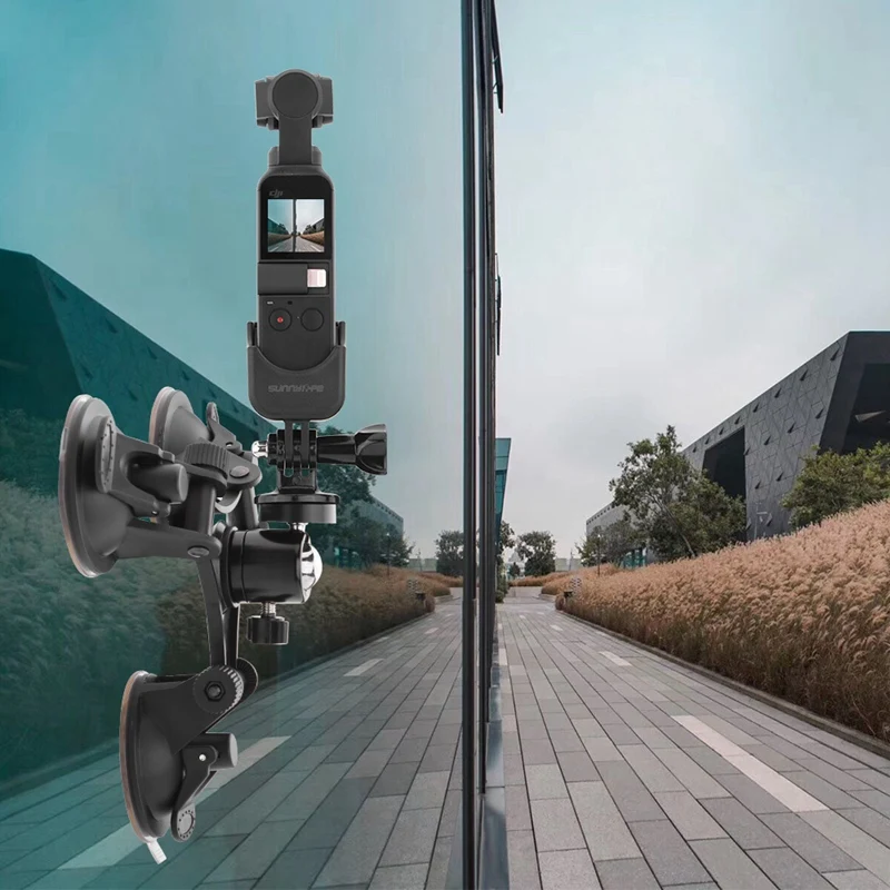 Sunnylife автомобильный держатель на присоске для Dji Osmo Карманный стеклянный