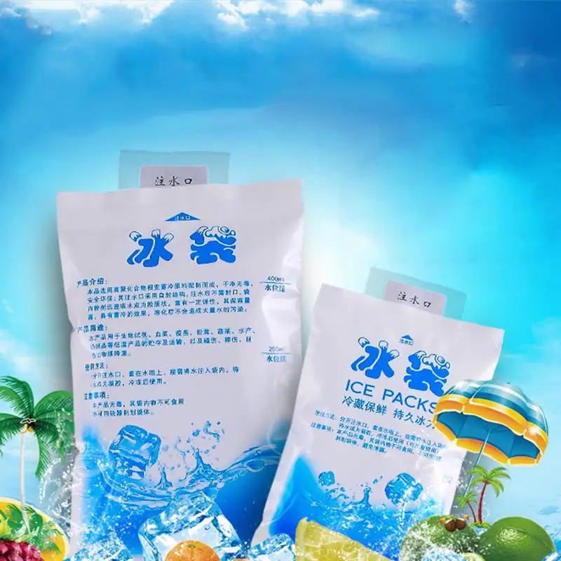 Conservazione a freddo Impacco di Ghiaccio Borsa Termica Cibo Frutti di Mare di Refrigerazione Riutilizzabile Asciutto Freddo Ghiaccio Gel Impacco di Ghiaccio