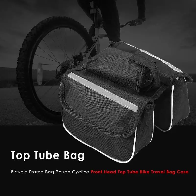 Top Bicycle Frame Bag Pouch Cycling Front Head Top Tube MTB Bike Travel Storage Bag Case Outdoor Cycling Equipment 0