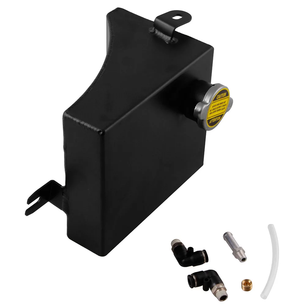 

FST003 Radiator Coolant Expansion Tank Aluminum Water Overflow Tank Can Reservoir for Nissan 240SX S13 Hand Tool