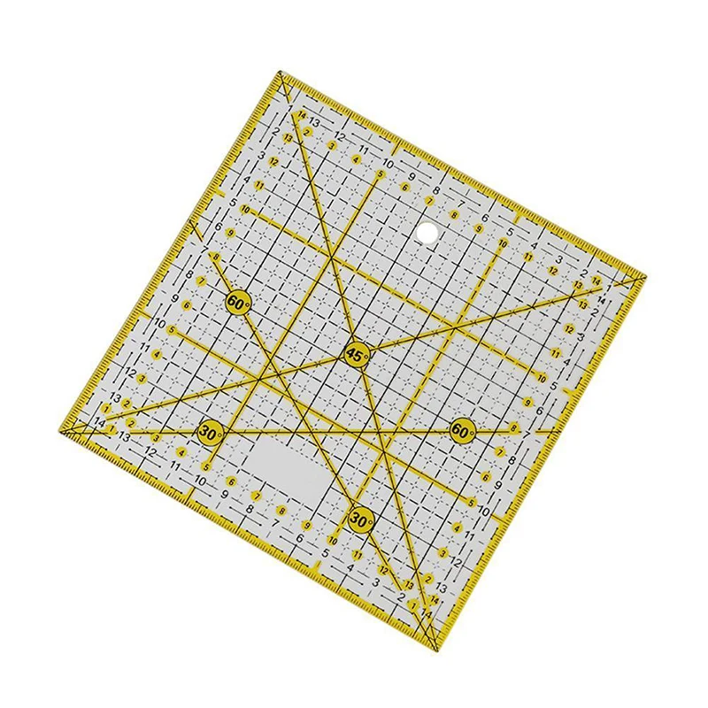 15x15 см стеганая Лоскутная Ткань квадратная линейка портной DIY швейный инструмент линейки для резки ткани для шитья Ремесло квадратная линейка для ткани