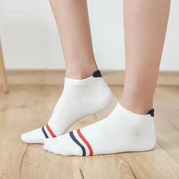 

Cotton Stripe girl Socks heel sweet dimensional love heart Women's short socks summer 2019 new Cute Pink rabbit Socks ankle