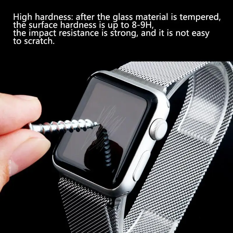 ALLOYSEED 40mm 44mm Smart Watch Screen Protector Tempered Glass Film