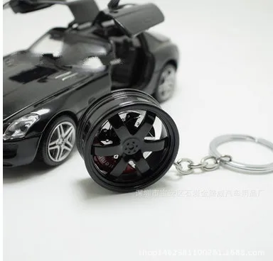 Модный креативный авто металлический модифицированный турбинный брелок для ключей для Ford BMW Audi Ferrari автомобиль Porsche Стайлинг