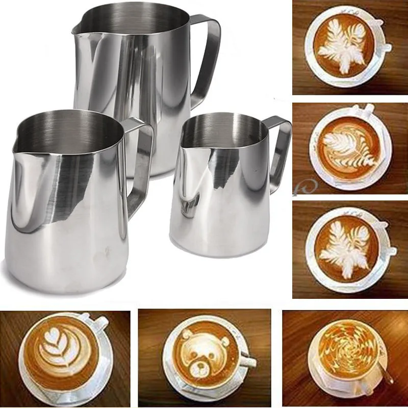 Kitchen Crafts Espresso Stainless Steel Coffee Frothing Milk Latte Jug