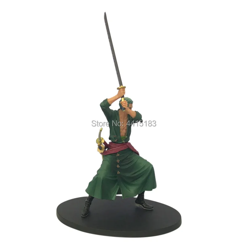 Hot Sale Anime One Piece Roronoa Zoro PVC Action Figure Doll Collectible Model Baby Toy Christmas Gift For Children 25 cm