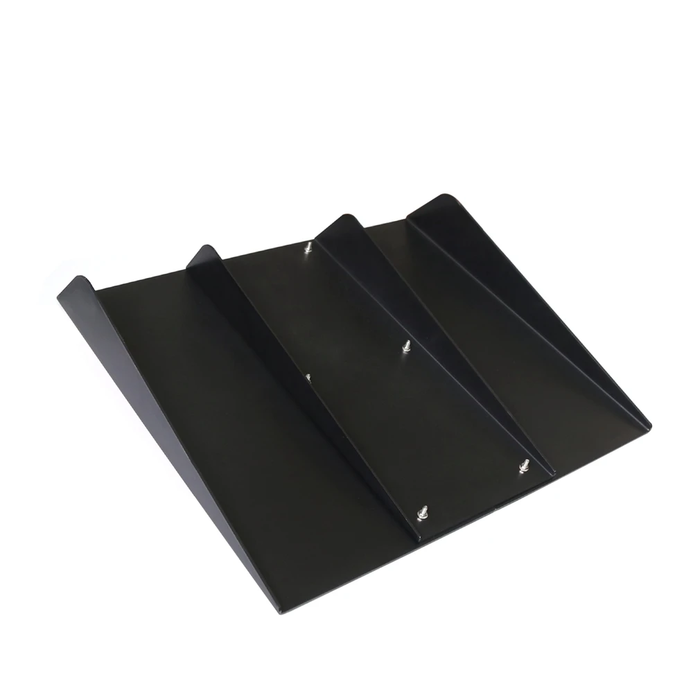 Nueva llegada 1 pc Universal ABS aleta de tiburón difusor de labios chasis de parachoques trasero negro para piezas de Exterior del coche Nueva llegada 1 pc Universal ABS aleta de tiburón difusor de labios chasis de parachoques trasero negro para piezas de Exterior del coche