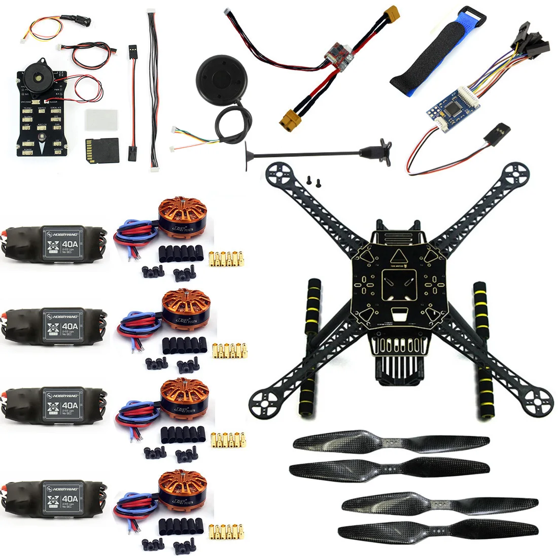 DIY RC Дрон 4 оси S600 F450 рамка Комплект PX4 PIX 2.4.8 Контроллер полета встроенный зуммер 700