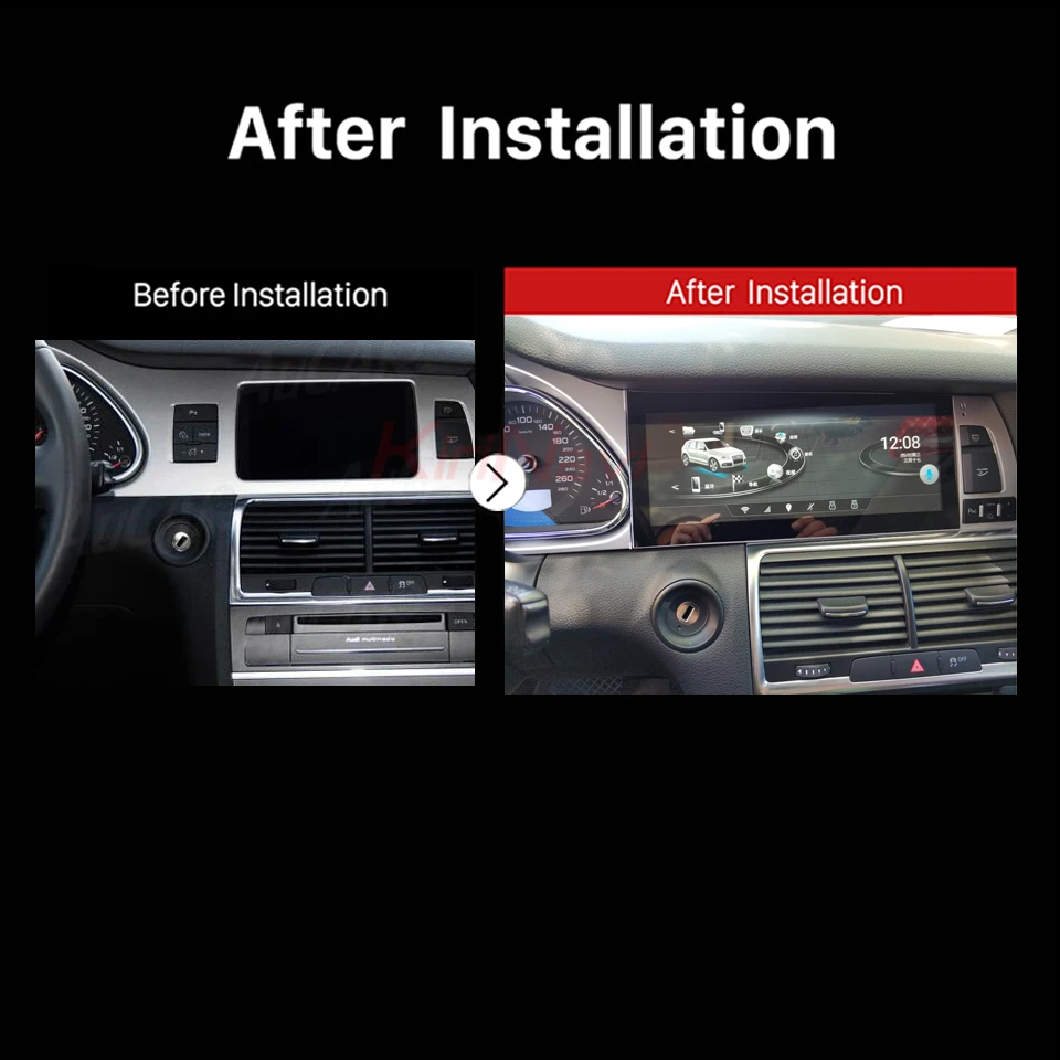 Sale KiriNavi Android 7.1 Octa Core 10.25" Car multimedia For Audi A6L Car DVD Player Bluetooth GPS Radio Stereo WIFI 4G 2005 - 2016 5