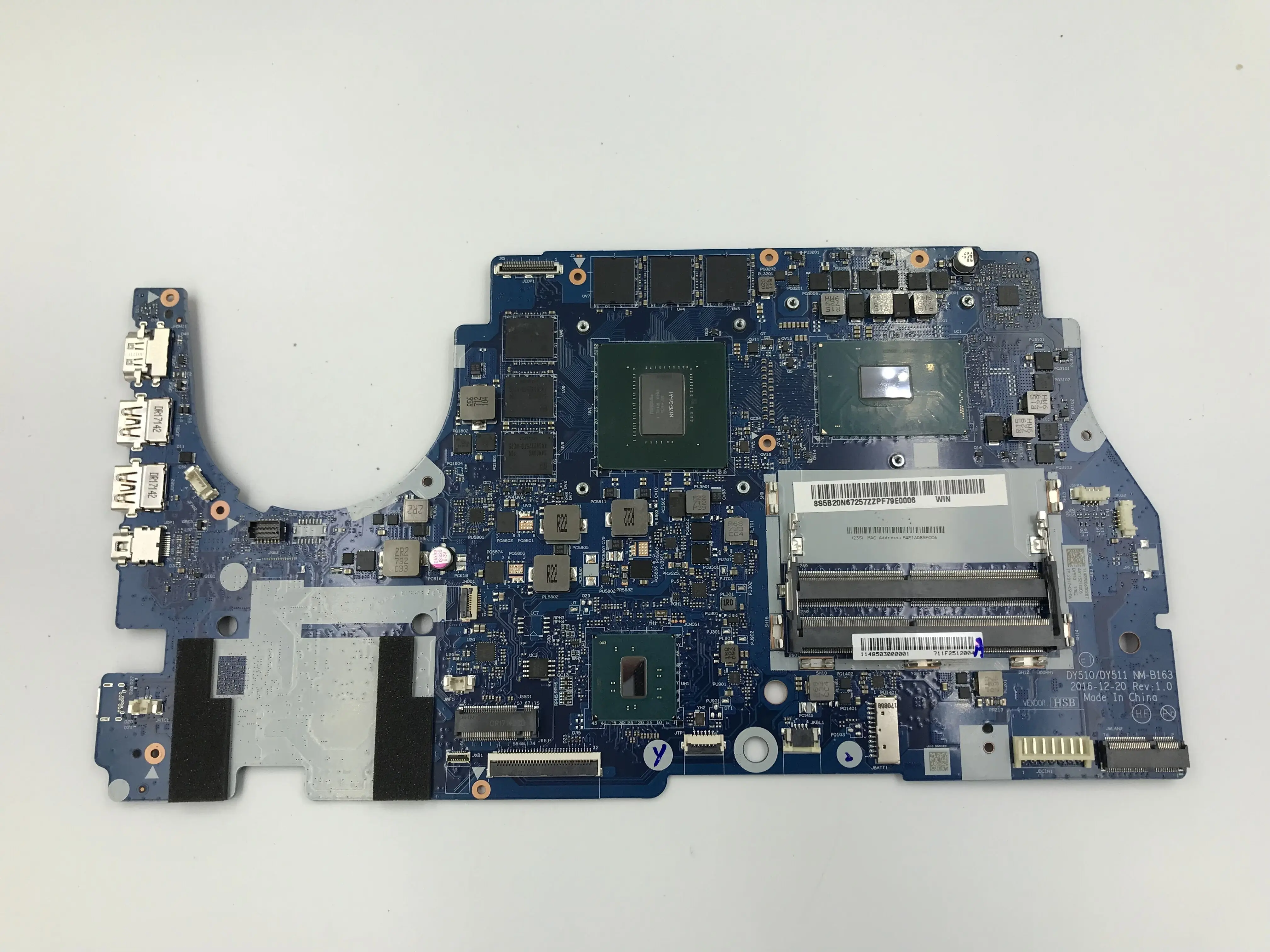 

for lenovo LEGION Y720-15IKB NM-B163 5B20N67257 laptop motherboard with I7-7700H 100% tested work