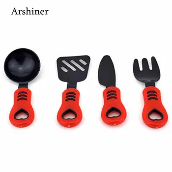 

House Girls Toys 11 Set and Red Puzzle 4 Toys Pcs Tableware Boys 5cm Simulation 12 Baby 5inch About Unisex Kitchenware