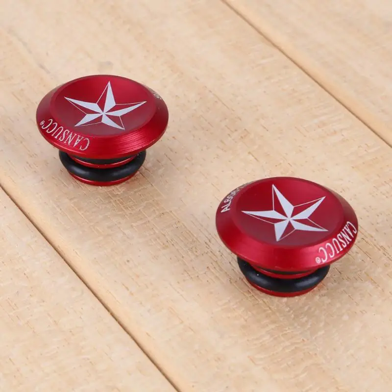 

1 Pair Aluminum Alloy Handlebar Grips Plug Handle Grip MTB Mountain Bicycle Bike MTB Cycling Bar End Stoppers Durable 4 Colors