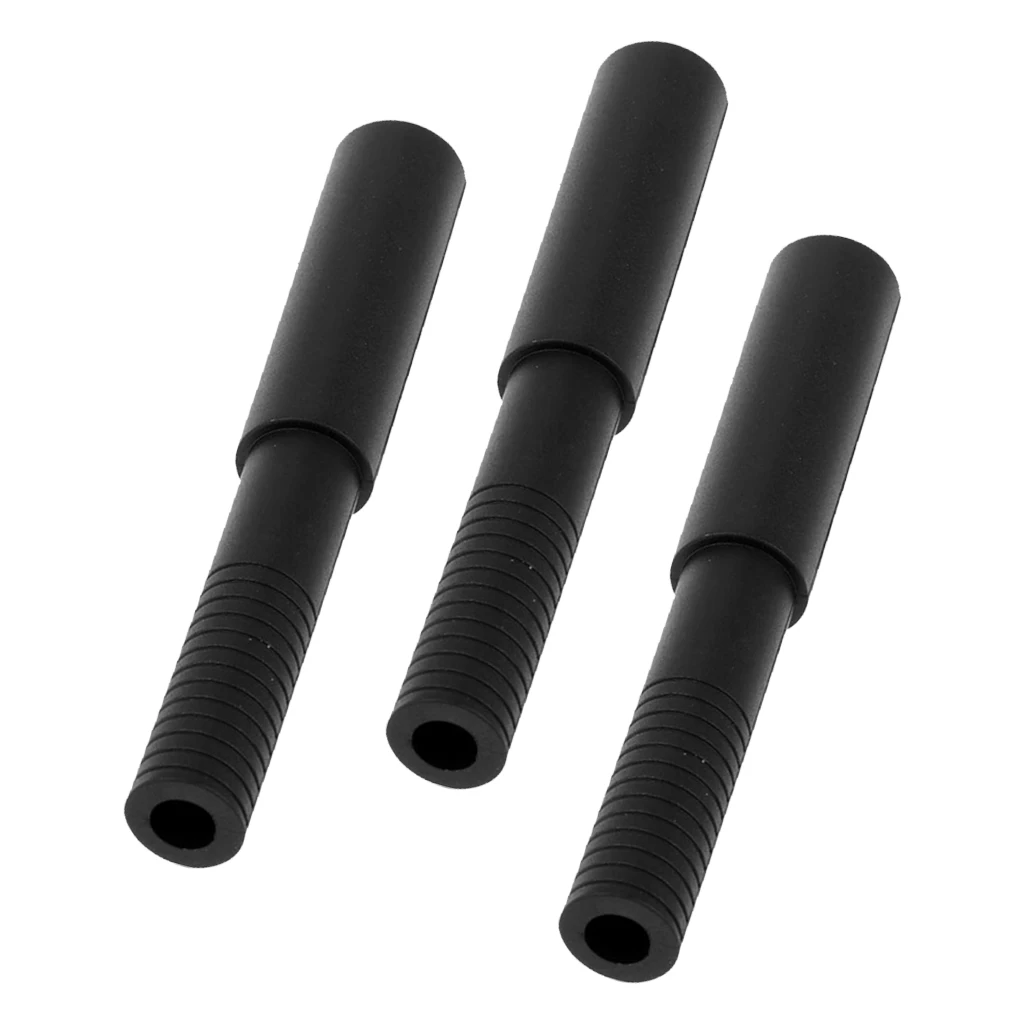 

3Pcs Golf Club ABS Plastic Shaft Extender Rods Extend Extension for Wood Putter Black 102 mm