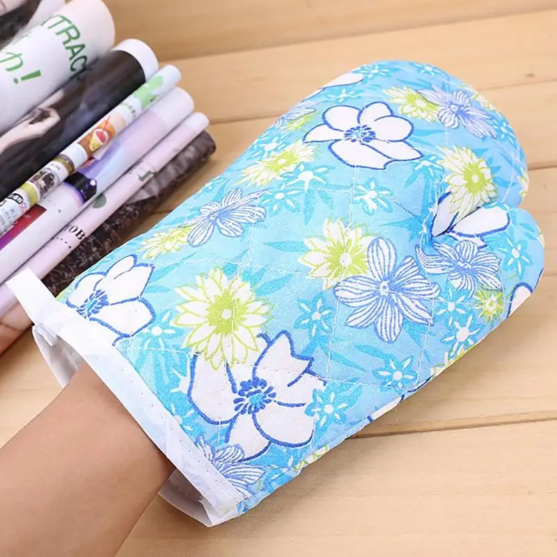 

2pcs 50g Linen Convenient and practical fashion Microwave Oven Gloves Set Heat Insulation Mittens Kitchen Baking Glove