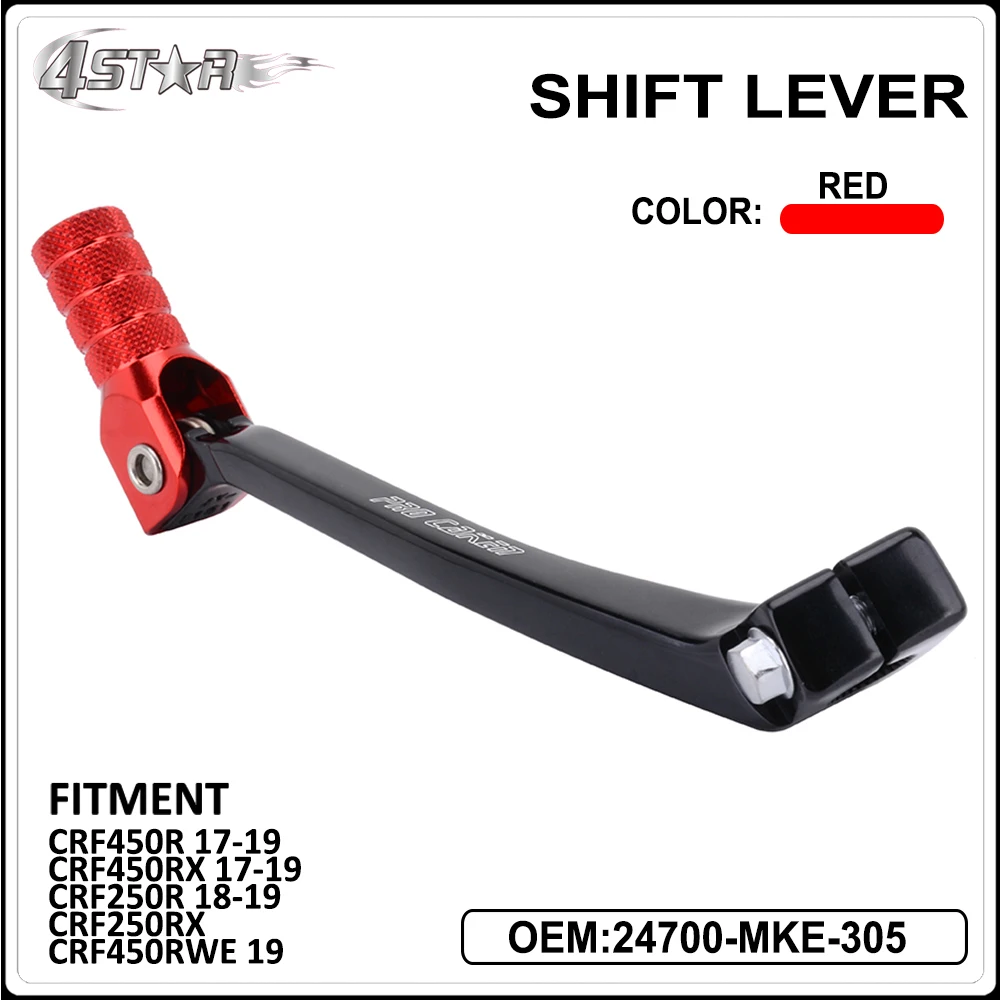 Motorbike CNC Aluminum Gear Shifter Shift Lever For HONDA CRF450R