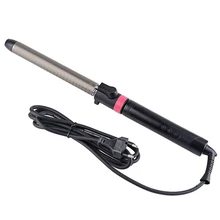 Титановые щипцы для завивки волос, щипцы для завивки волос, вращающийся стайлер для волос, влажные и сухие щипцы, инструменты для укладки вьющихся волос, температура Adust(штепсельная вилка европейского стандарта