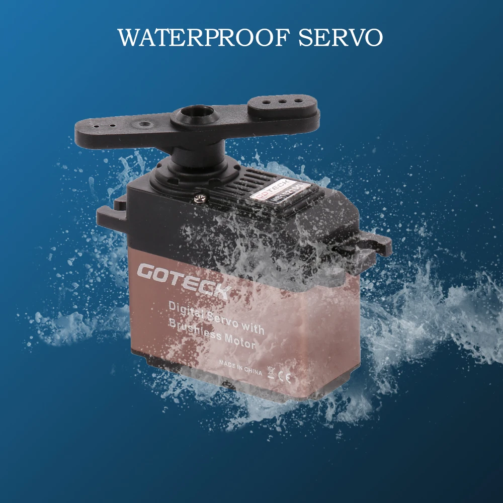 

HB1621SG Metal Gear High Torque 19KG Digital Servo with Brushless Motor Waterproof for RC Car Helicopter Boat Robot