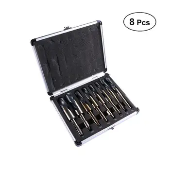 

8 PCS/Set Twist Drill Bit Precision Durable High Speed HSS Steel Drill Set with Container Box for Metal Wood Plastic