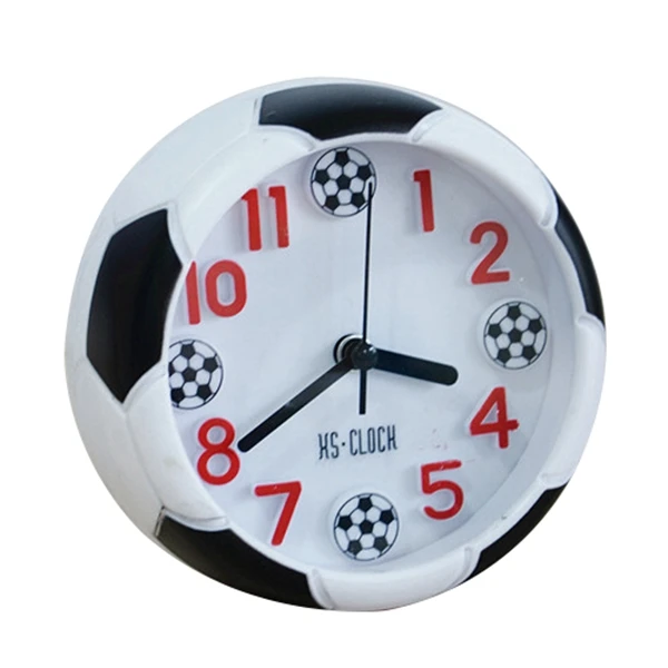 JEYL Creative Football Alarm Clock Desktop Student desktop Round alarm