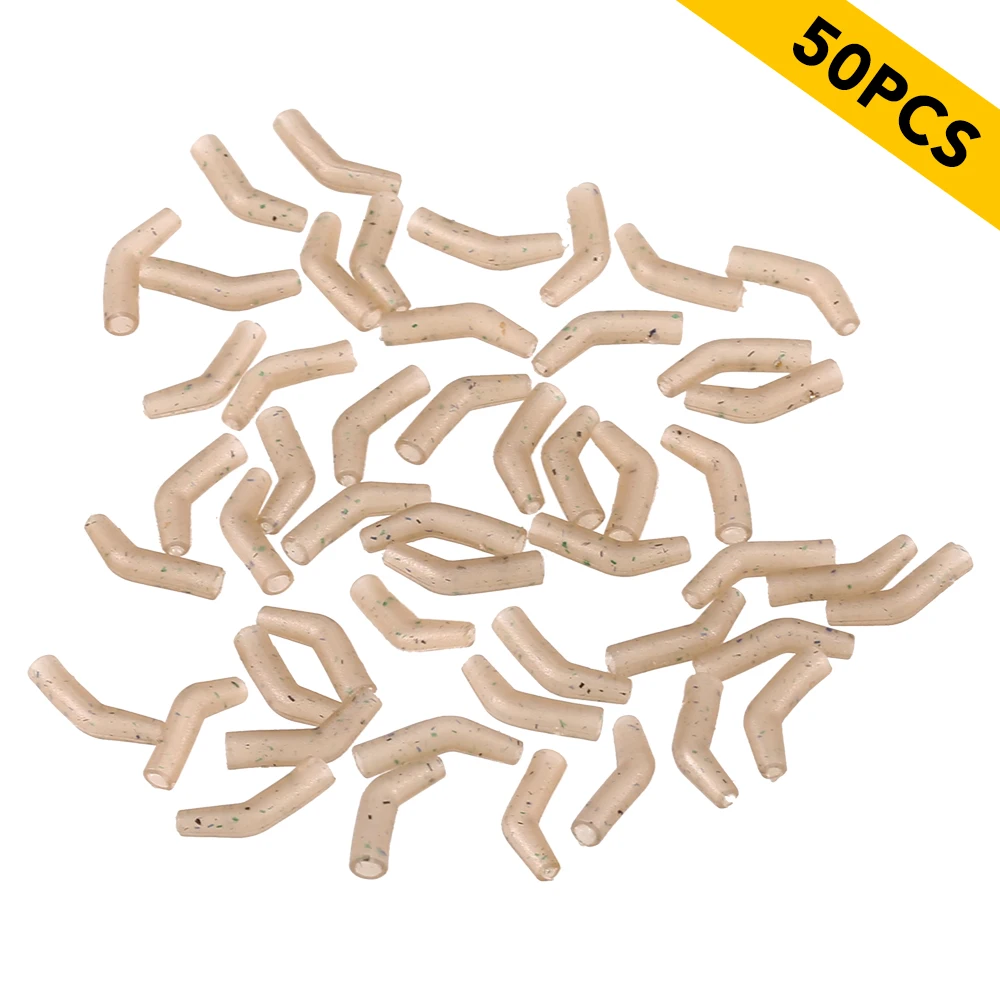

30 / 50 / 100 PCS Fishing Line Aligner Anti-tangle Fishhook Sleeves Bent Fishing Hook Aligner Carp Fishing Hair Rig Accessory