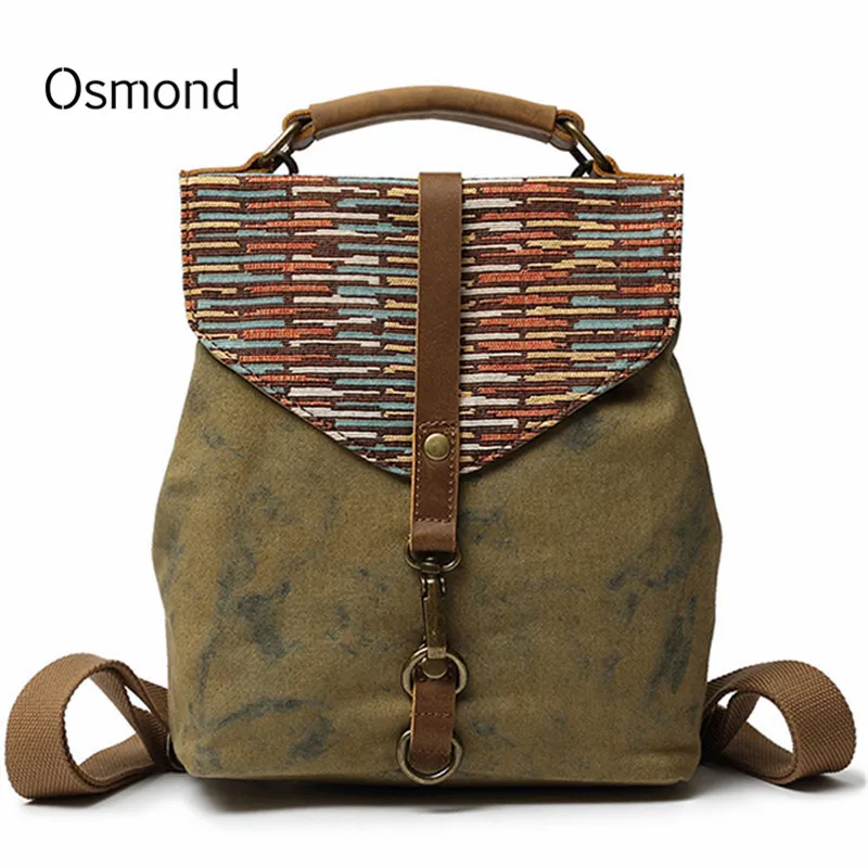Osmond 2018 Femininas Mochilas женский рюкзак холщовые школьные сумки для подростков девочек