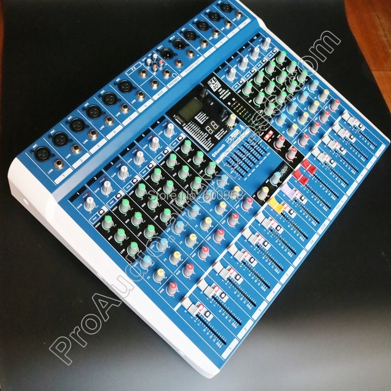 

Original Picture 10 Channel Mixer Sound Console Wireless Bluetooth USB 24bit DSP 48V Phantom Power Mixing Console Mixer in Stock