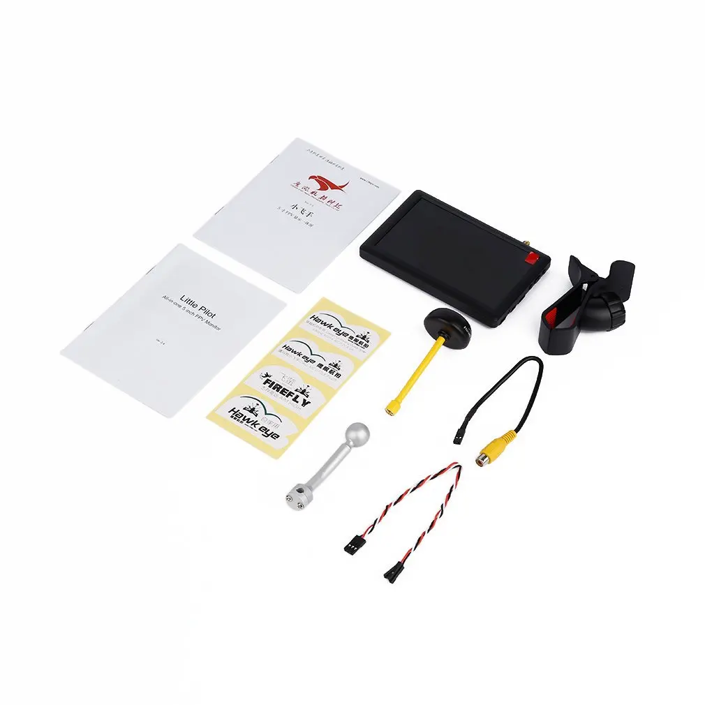 

Top Quality 5 inch HD FPV Snowflake Display 5.8G Transmission for Hawk-Eye Little Pilot