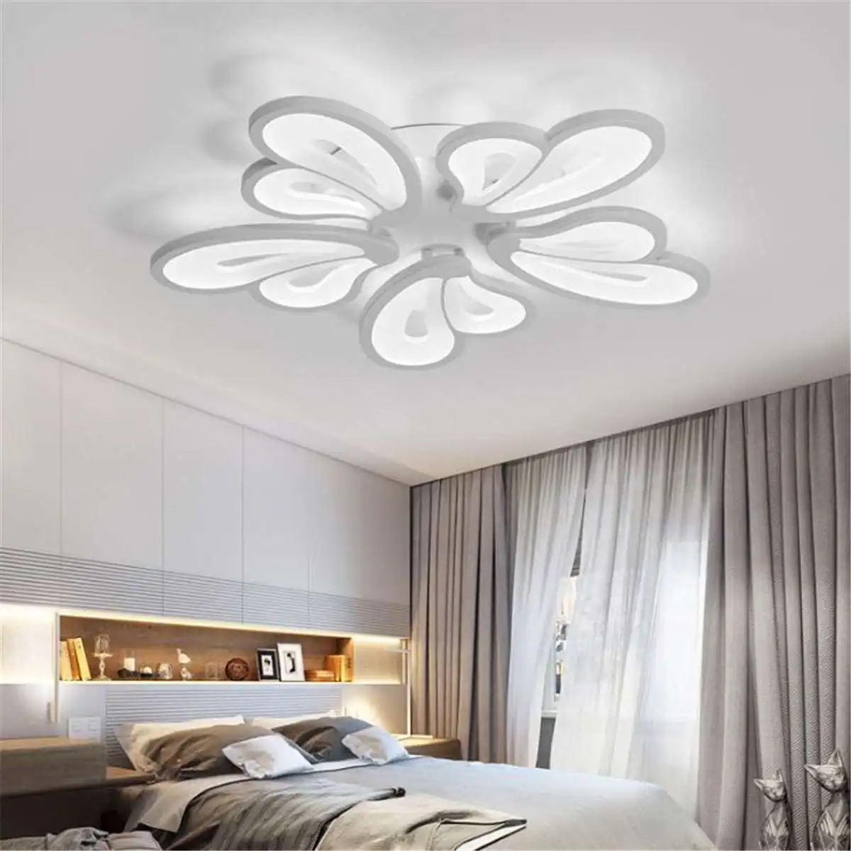 

Modern Ceiling Light For Living Room LED Warm Lamp Acrylic White Indoor Lighting 85-265V Nordic Minimalist Ceiling Lamp Fixture