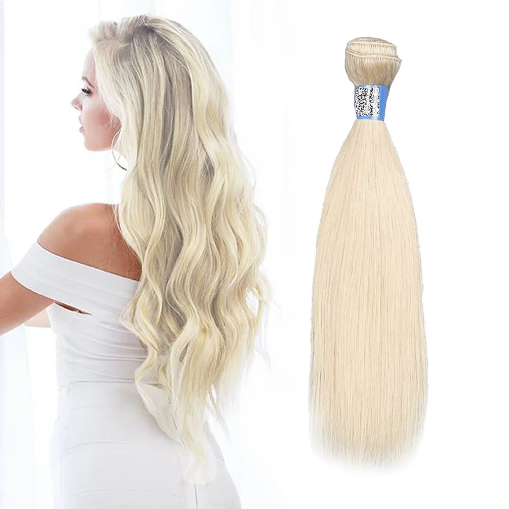 YONNA 613 Blonde Hair Weaves Straight Brazilian Hair Bundles 100 Honey