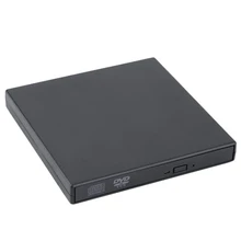 Черный Ультратонкий USB внешний CD-rom привод x24 и DVD rom привод x8