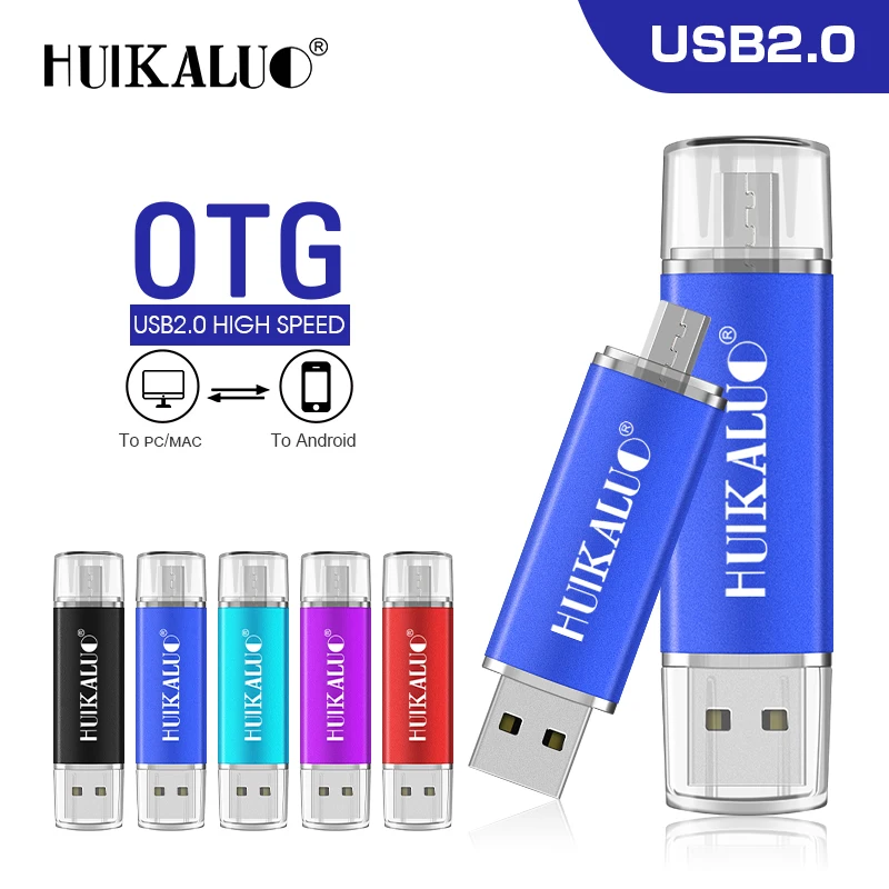 Huikaluo USB 2 0 металлическая ручка диск памяти для смартфона/планшета/ПК 64 ГБ 32 16 8