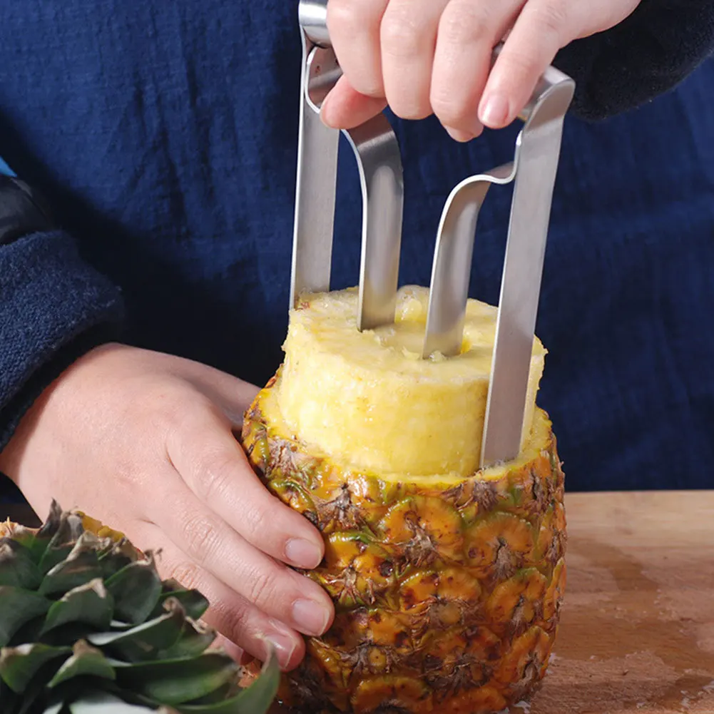 Gadget Fruit Stainless Steel Corer Cutter Slicer Pineapple Utensil Peeler Kitchen Toolin