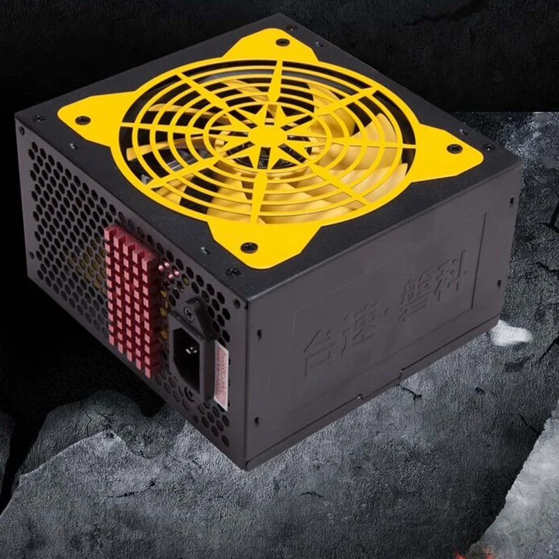 140-260V Max 550W блок питания для компьютера Pc Cpu 12V 20+ 4 pin 120Mm Silent Fan Pcie-E Sata адаптер питания для компьютера Intel Amd U