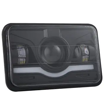 

4x6 inch H4 150W LED Headlight Hi-Lo Red DRL Sealed Beam for Chevrolet Car Truck SUV IP67 Waterproof Headlight