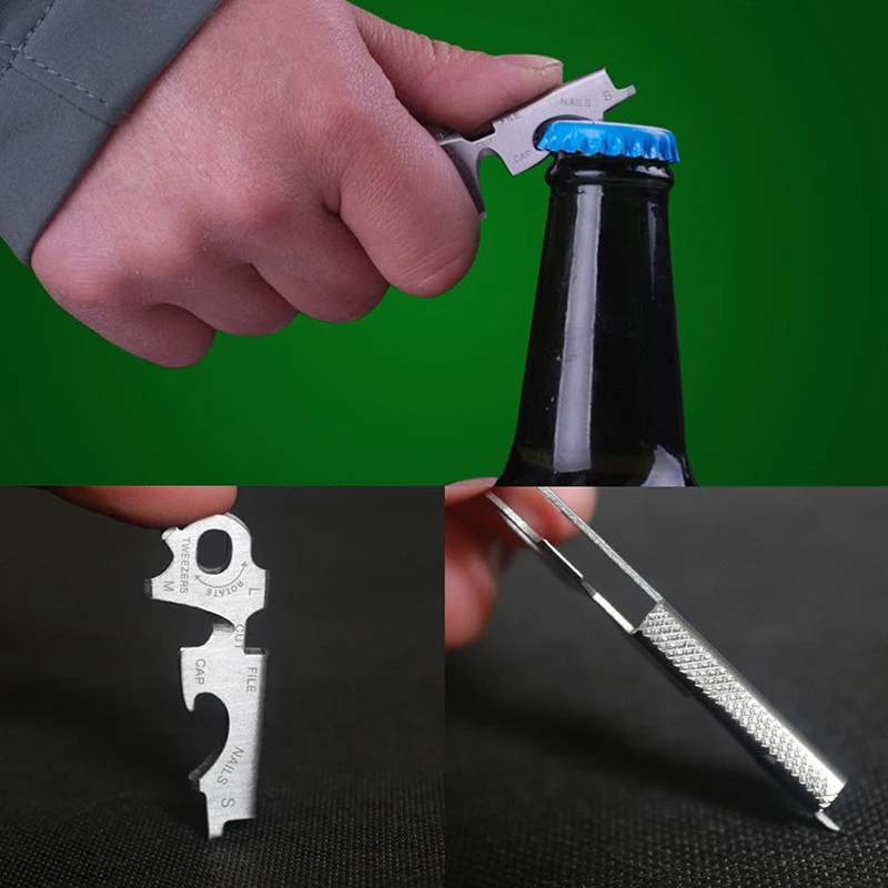 Распродажа 1 шт. открывалка для бутылок походов открытый зажим ключей карманный