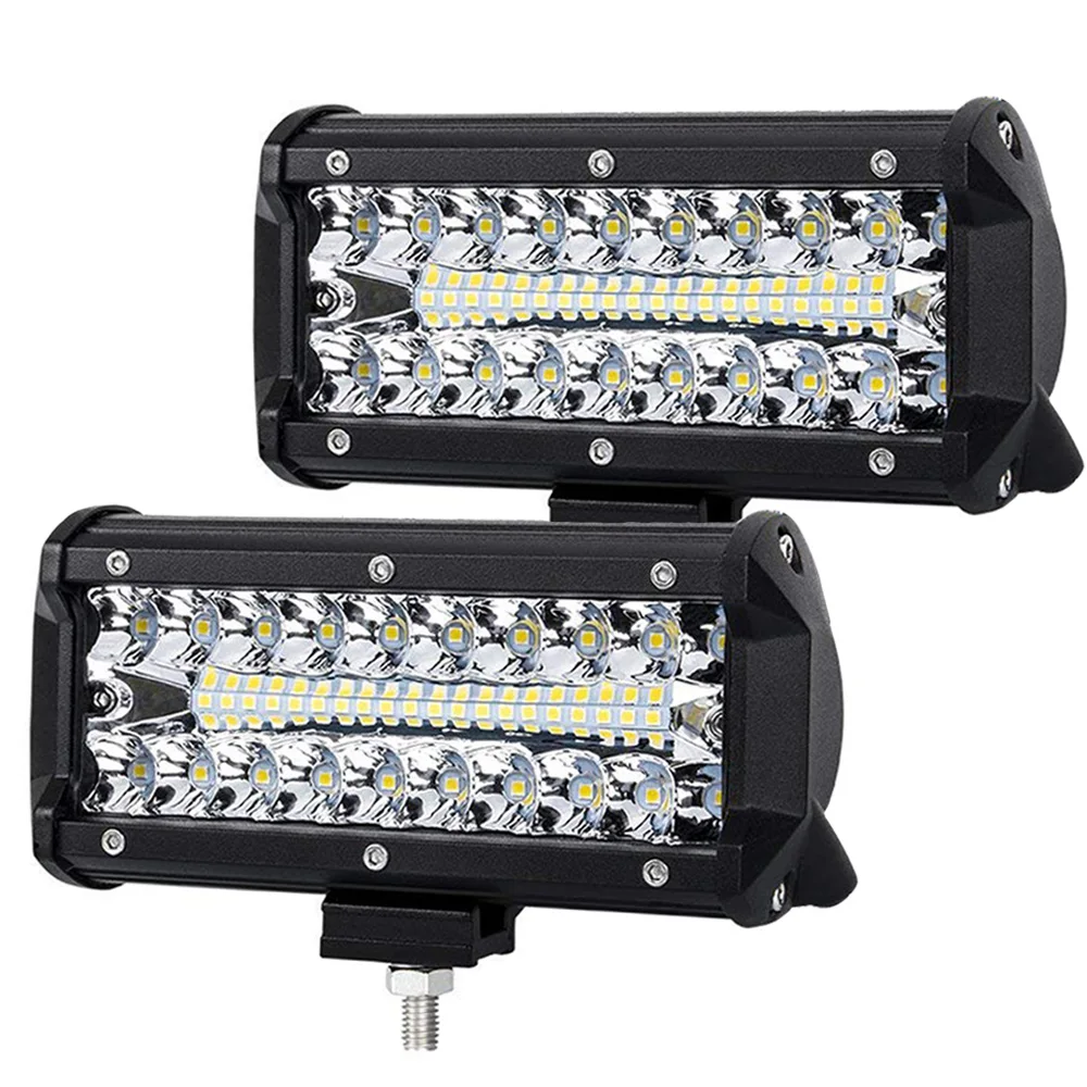 

NEXVALY 7 Inch 138W Combo Led Work Light Spot Flood Beam for Motorcycle Offroad Boat Car Tractor Truck 4x4 SUV ATV 12V 24V