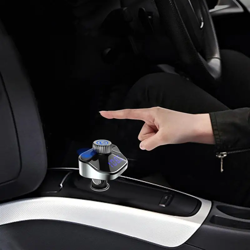 Onever FM передатчик MP3 плееры Bluetooth V4.2 громкой связи Car Kit U диск ЖК дисплей 5 V 3,1 A Dual USB Быстрый зарядное устройство