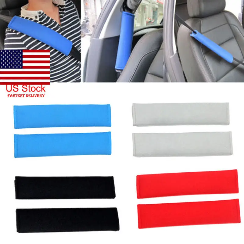 

2pcs Auto Child cotton Safety belt for cars Shoulder Protection car-styling cinto pad on the seat belt cover seat belts pillow